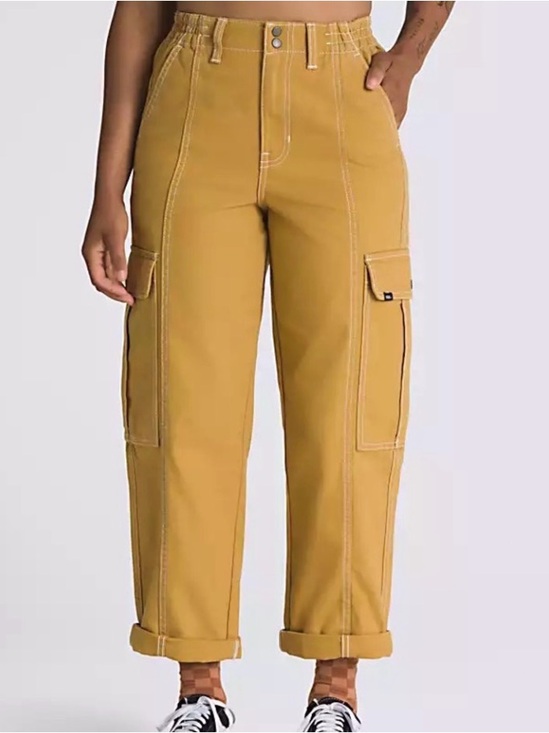 Vans Pants - Vans Tan small women’s Cargo Pants